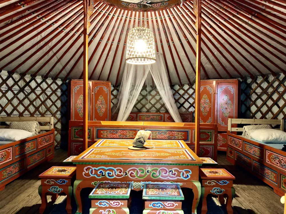 Mietunterkunft - Insolites - Jurte - Camping Paradis Family des Issoux