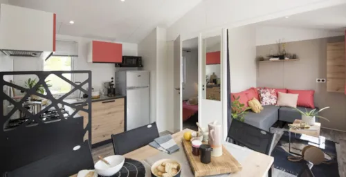 Location - Les Confort - Mobilhome 3 Chambres * - image n°2 - Camping Paradis Family des Issoux