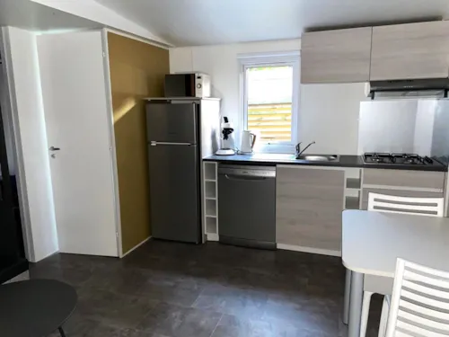Location - Les Confort - Mobilhome 3 Chambres * - image n°4 - Camping Paradis Family des Issoux