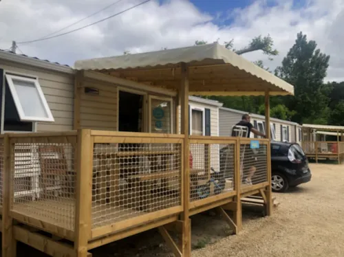Mietunterkunft - Die „Conforts“-Mobilheime Für 6 Personen Mit 3 Schlafzimmern - image n°1 - Camping Paradis Family des Issoux