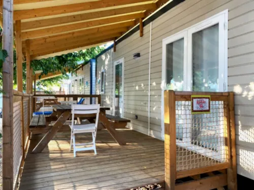 Location - Les Confort - Mobilhome 6 Personnes  3 Chambres * - image n°2 - Camping Paradis Family des Issoux