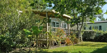 Mietunterkunft - Mobilheim Privilège 3 Schlafzimmer + Tv  + Überdachte Terrasse - Clico Chic - Camping Les Cabanes d'Oléron