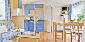 Mietunterkunft - Mobilheim Confort 3 Schlafzimmer + Tv  + Überdachte Terrasse - Clico Chic - Camping Les Cabanes d'Oléron