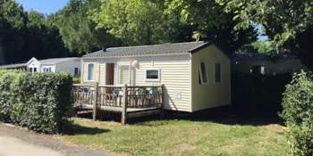 Mietunterkunft - Mobilheim Confort 2 Schlafzimmer + Tv  + Terrasse - Clico Chic - Camping Les Cabanes d'Oléron