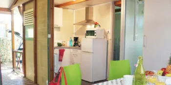 Mietunterkunft - Hütte Confort 3 Zimmer + Tv - Clico Chic - Camping Les Cabanes d'Oléron