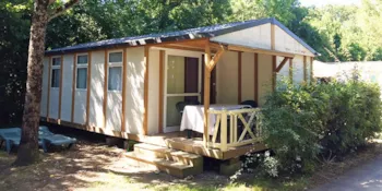 Mietunterkunft - Hütte Ancien 1Er Prix 3 Schlafzimmer + Tv - Clico Chic - Camping Les Cabanes d'Oléron