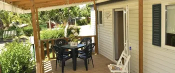 Mietunterkunft - Mobilhome Clim Tv - Capfun - Camping Mirmanda