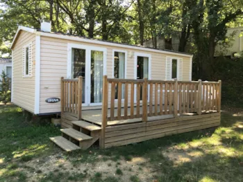 Mietunterkunft - Mobilheim Le Luberon - 2 Schlafzimmer - Camping Le Colorado