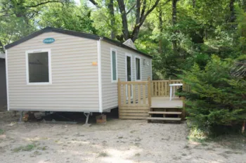 Mietunterkunft - Mobilheim Le Provençal - 2 Schlafzimmer - Camping Le Colorado