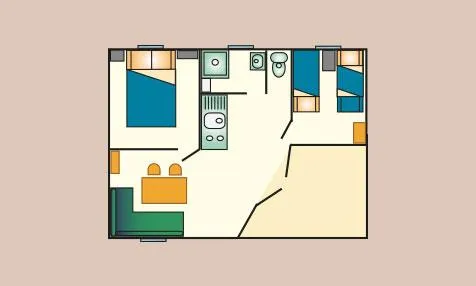 Huuraccommodatie(s) - Chalet Detente - image n°5 - Le Coin Tranquille C'est Si Bon