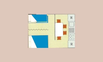 Bungalow 13m² (No bathroom)