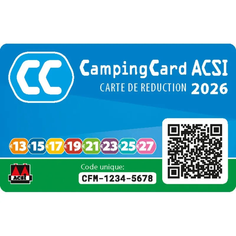 Kampeerplaats(en) - Forfait Acsi - Le Coin Tranquille C'est Si Bon