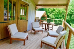 Accommodation - Gite 1 Lodge Africa 2 Chambres - Domaine de Lacave