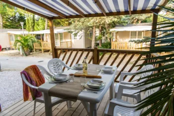 Mietunterkunft - Mobilheim Loggia - 2 Zimmer - Camping La Croix du Sud