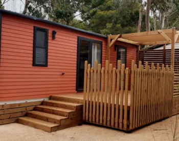 Mietunterkunft - New - Mobilheim Summer - 2 Schlafzimmer - Camping La Croix du Sud