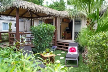 Mietunterkunft - Mobilheim Riviera - 2 Schlafzimmer - Inklusive Vip-Angebot - Camping La Croix du Sud