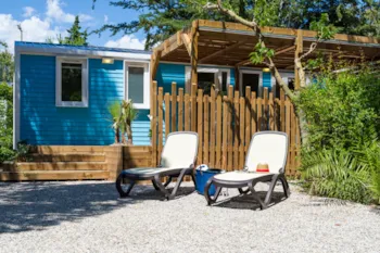 Mietunterkunft - Mobilheim Suite Family - 3 Schlafzimmer - 2 Bäder - Camping La Croix du Sud