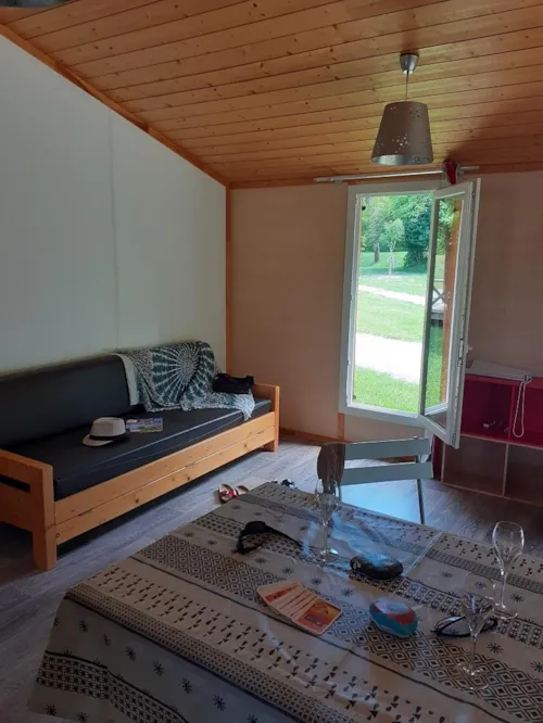 Mietunterkunft - Chalet Détente 2 Schlafzimmer - image n°4 - Camping Municipal Justin