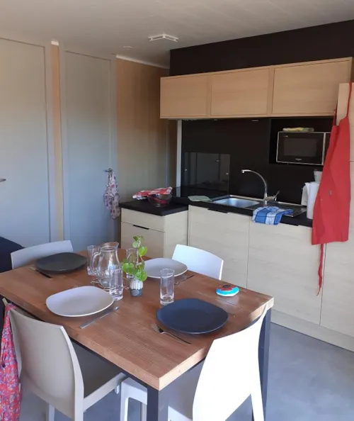 Accommodation - Chalet Casane 2 Bedrooms - image n°6 - Camping Municipal Justin