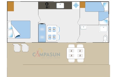 Cottage adapted to the people with reduced mobility - 30m² - 2 Bedrooms — 6