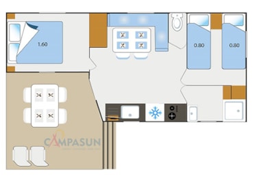 Cottage Etang - 27m² - 2 bedrooms — 8