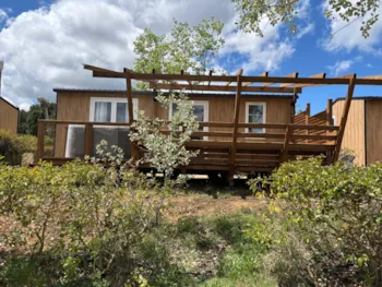 Mietunterkunft - Mobil Home Lourmarin Mit Jacuzzi - 32M² - 2 Schlafzimmer - Campasun Camping de l’Etang de La Bonde