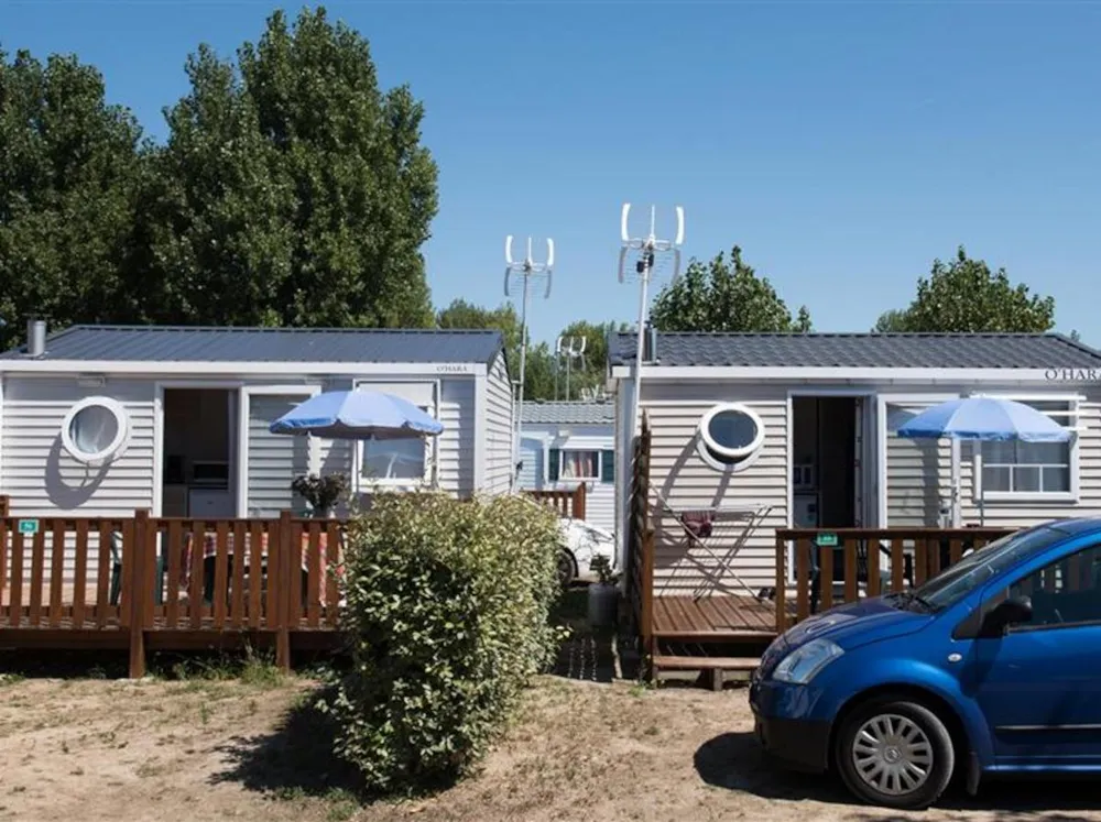 Huuraccommodatie(s) - Stacaravan Confort 16 M² - 1 Slaapkamer - Camping Le Petit Bois