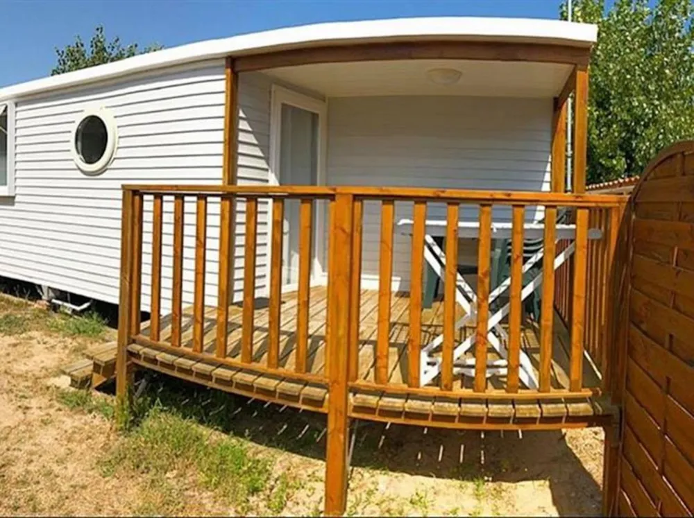 Huuraccommodatie(s) - Stacaravan Confort 22 M² - 2 Slaapkamers - Camping Le Petit Bois