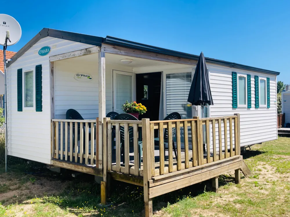 Huuraccommodatie(s) - Stacaravan Confort 24 M² - 2 Slaapkamers - Camping Le Petit Bois