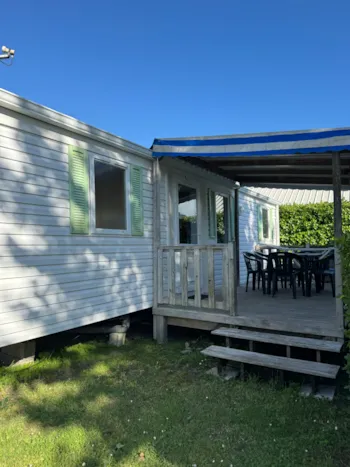 Mietunterkunft - Mobilheim - 2 Schlafzimmer 2 Badezimmer - Camping Le Petit Bois