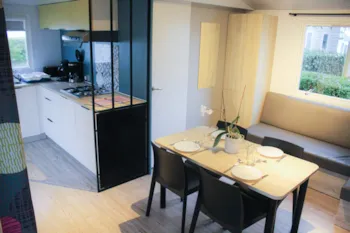 Mietunterkunft - Mobilheim Supérieur Me - 2 Schlafzimmer - Camping Mirabel La Renaudière