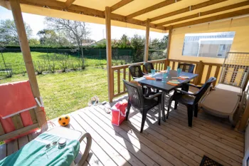 Mietunterkunft - Mobilheim Supérieur - 2 Schlafzimmer - 2 Badezimmer Me - Camping Mirabel La Renaudière
