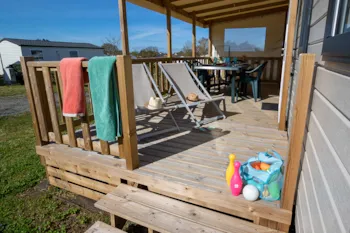 Mietunterkunft - Mobilheim Komfort - 3 Schlafzimmer - Camping Mirabel La Renaudière