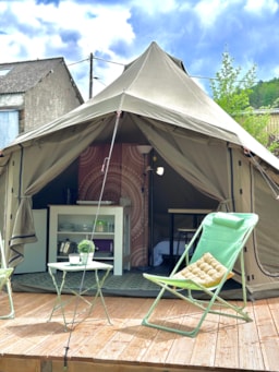 Location - Tente Lodge - Village Vacances Camboussel
