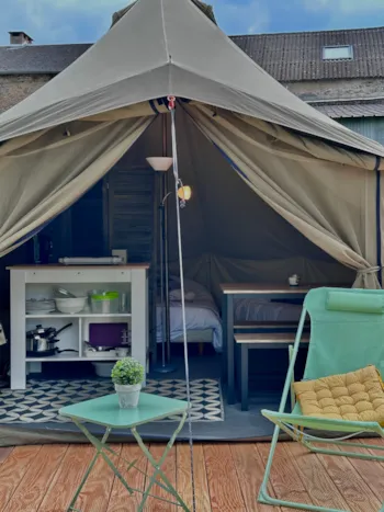 Location - Tente Lodge - Village Vacances Camboussel
