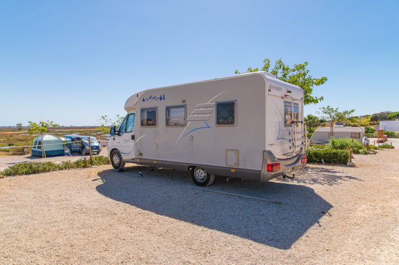Wohnmobilstellplatz kleiner als 8 m.