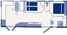 Huuraccommodatie(s) - Mobil-Home Bk26++ - Camping du Trez