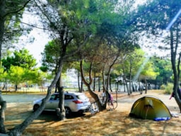 Standplaats + Kleine Tent