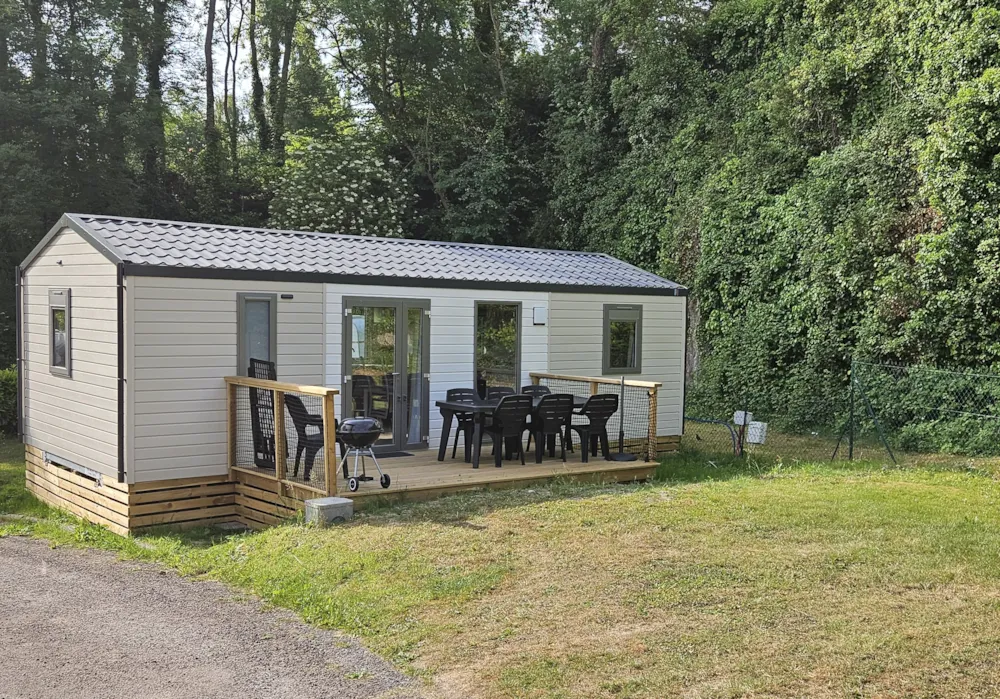 Location - Mobil-Home Premium 3 Chambres - Camping Les Gravelets