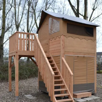 Mietunterkunft - Abenteurer-Zelt Aus Segeltuch - Camping Les Gravelets