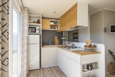 Cottage 40m² Confort - 3 bedrooms + Half-covered terrace + TV + 2 bathrooms + Lake view