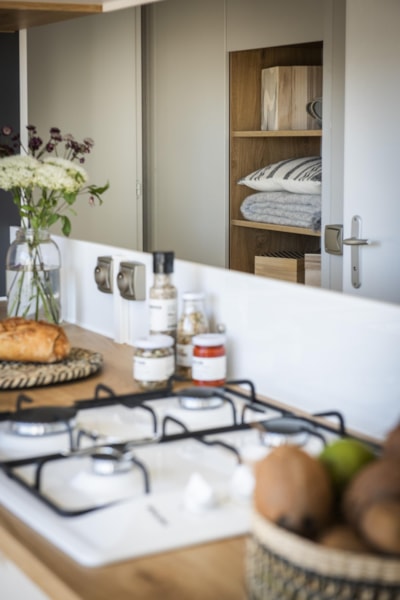 Cottage 40m² Confort - 3 bedrooms + Half-covered terrace + TV + 2 bathrooms + Lake view