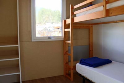 Chalet Lakeside 28m² Confort- 2 bedrooms +Terrace + TV - adapted to the people with reduced mobility