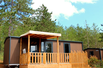 Cottage 33m² Confort - 2 bedrooms + Half-covered terrace + TV + 2 bathrooms + Lake view