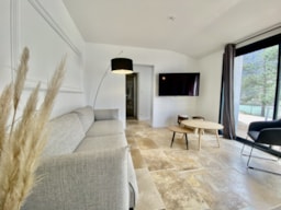 Huuraccommodatie(s) - Villa 116M² Premium - 3 Slaapkamers + Terras Met Uitzicht Op Het Meer + Tv + 2 Badkamers + Spa - Camping InNature