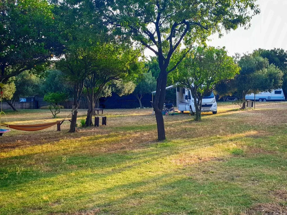 Stellplatz + Kleines Wohnwage (<6M)