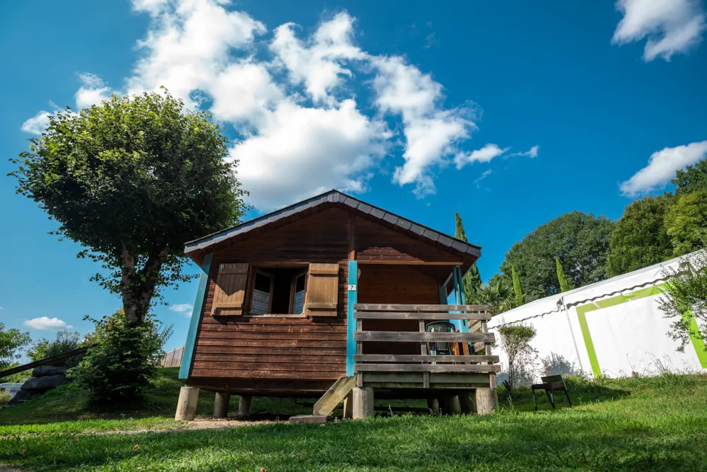 Location - Chalet Malin 13M² - 1 Chambre Avec Toilettes- Douche Aux Sanitaires Du Camping - - Camping Beau Rivage