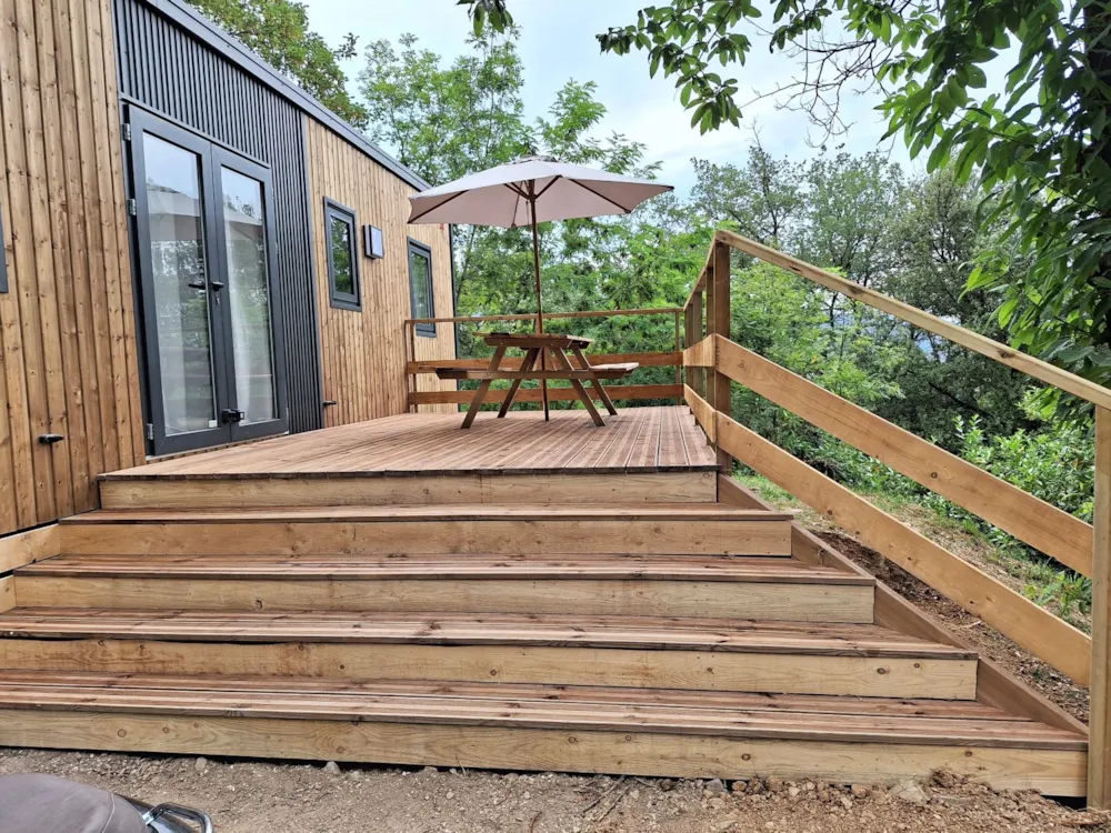 Location - Mobil-Home 2023 Familial 6 Personnes Premium - Camping Les Cerisiers