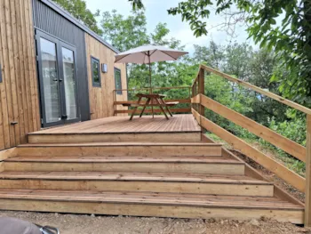 Mietunterkunft - Mobilheim 2023 Familiär 6 Personen Premium - Camping Les Cerisiers