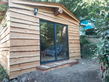 Mietunterkunft - Wooden Chalet 28M² - Camping Les Cerisiers